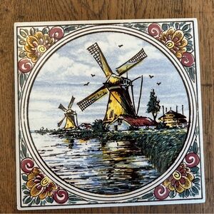 Delft Hand Painted in Holland Tile